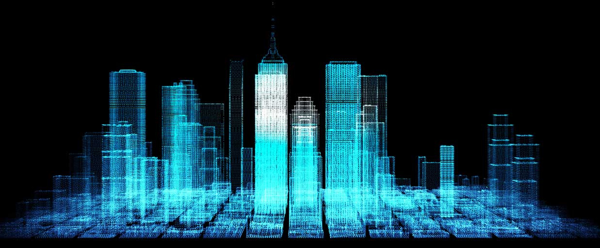 digital city graphic